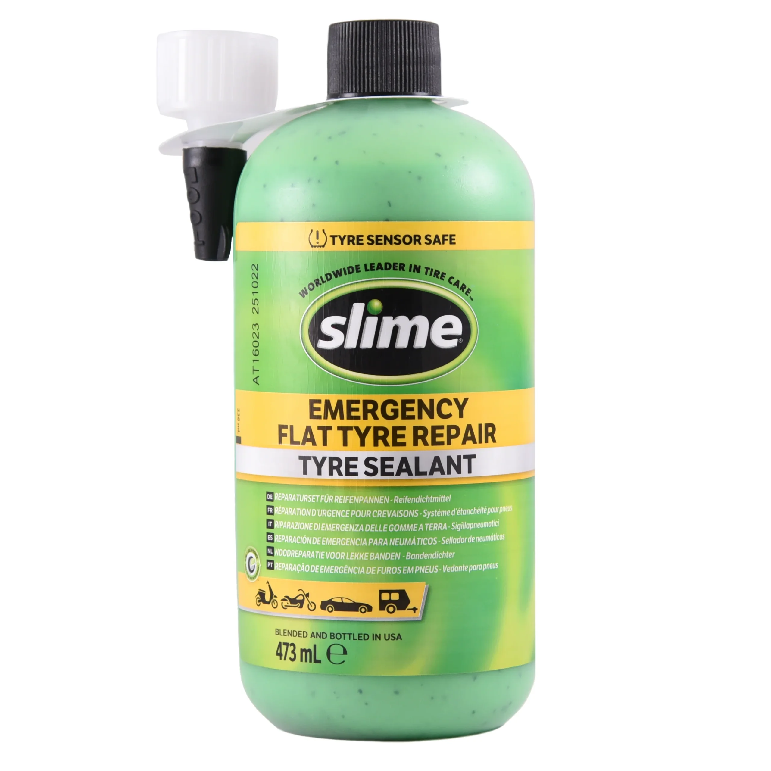 Slime Sigillante Tubeless Riparazione di Emergenza – Ricarica per Smart Repair – 473mL/16oz