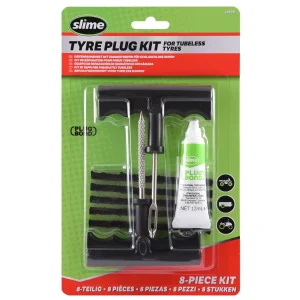 Slime kit lacci per riparazione pneumatici 8 pezzi con manici a “T”