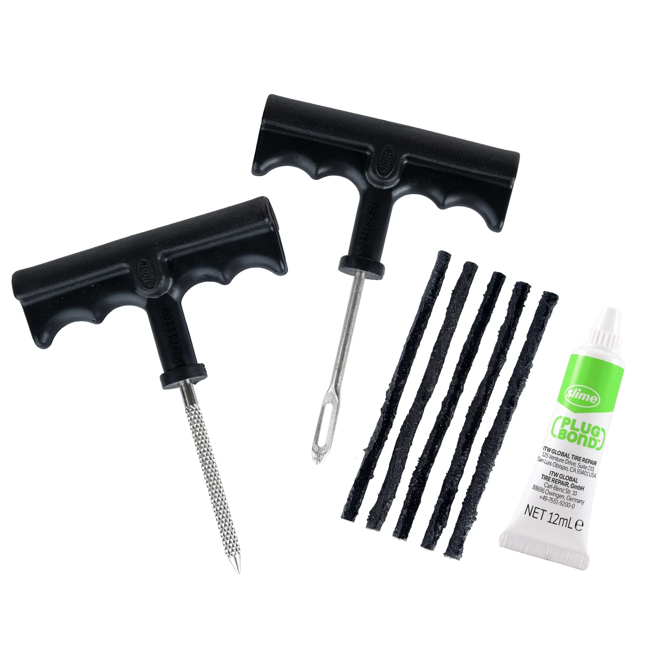Slime kit lacci per riparazione pneumatici 8 pezzi con manici a “T” - immagine 6