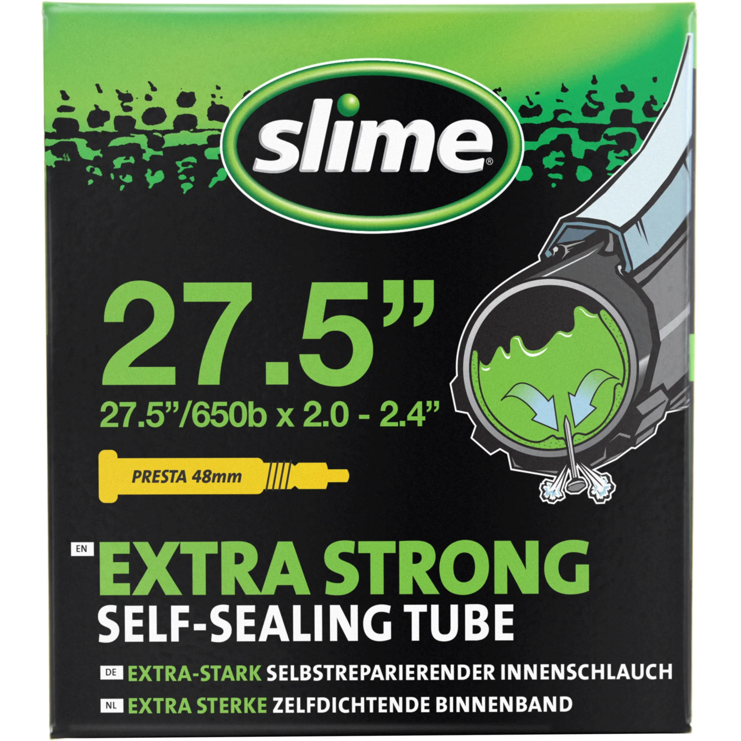 Slime Smart Tube - 27.5" x 2.00-2.40 – Valvola  Presta
